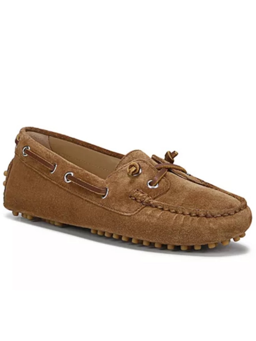 NEW Veronica Beard Jia Boat Shoes Shoe Moccasins Loafers Suede Brown Size 11